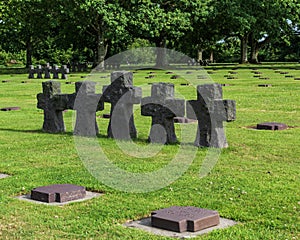 German war graves at La Cambe, France