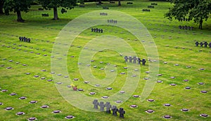 German war graves at La Cambe, France