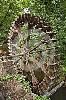 German water wheel in Limburg