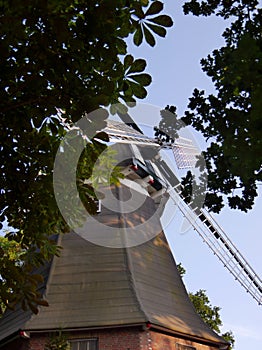 German windmill in Meppen