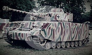 The German WW Panzer IV tank
