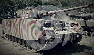 The German WW Panzer IV tank