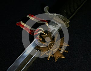 Germans dagger and awards KVK