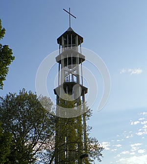 Germany, Berlin, bell tower of the Emperor Frederick Memorial Church