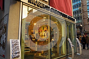 Germany. `Museum Checkpoint Charlie ` in Berlin. February 16, 2018