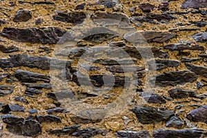 Germany, Burg Eltz Castle, a close up of a rock