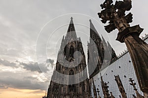 Germany, Cologne, the famous cathedral Kolner Dom
