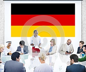 Germany Country Flag Nationality Culture Liberty Concept