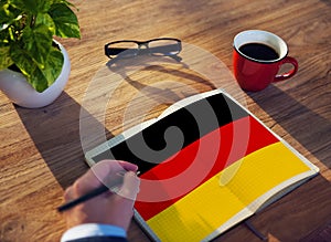 Germany Country Flag Nationality Culture Liberty Concept