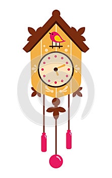 germany cuckoo clock and bird