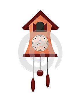 germany cuckoo clock illustration