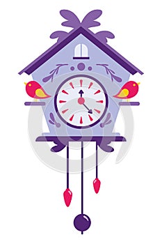 germany cuckoo clock isolated