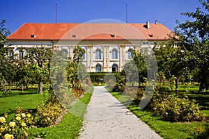 Germany, Dachau Renaissance castle dated XVI century and the beautiful garden