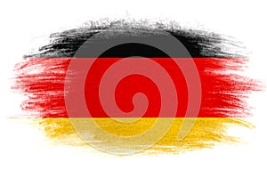 Germany flag in grunge style. German flag with grunge texture. The national symbol of Germany