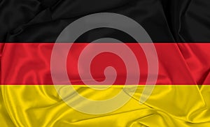 Silk Germany Flag