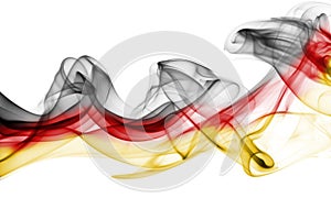 Germany flag smoke