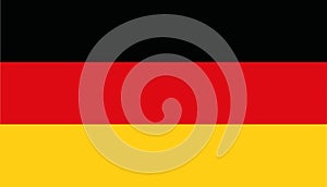 Germany flag vector photo