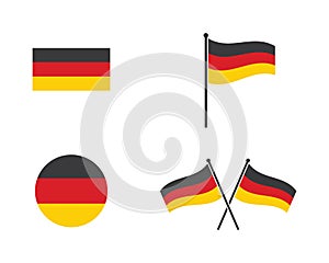 germany flag vector illustration design