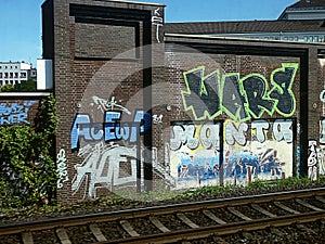 Germany - graffiti near railstation