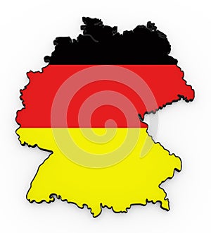 Germany high detailed 3D map