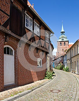 Germany, Lueneburg, lane