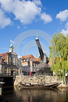 Germany, Lueneburg, Old Crane