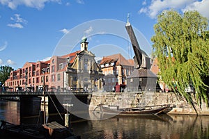 Germany, Lueneburg, Old Crane