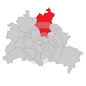 Germany - Map of Berlin - High Detailed