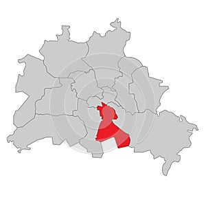Germany - Map of Berlin - High Detailed