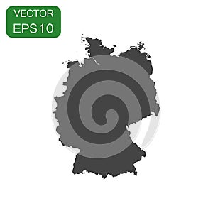 Germany map icon. Business cartography concept germany pictogram