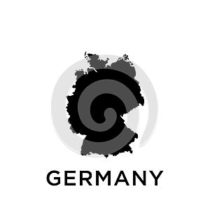 Germany map icon vector trendy