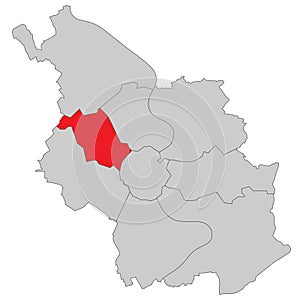 Germany - Map of KÃ¶ln - High Detailed