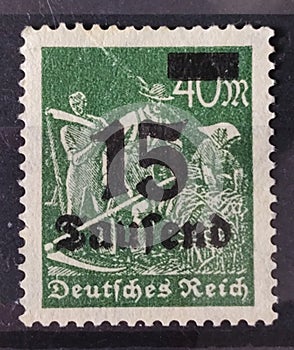 1923 Germany 40 Mark OVP 