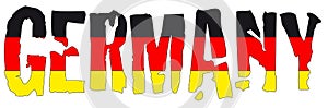 Germany name and flag