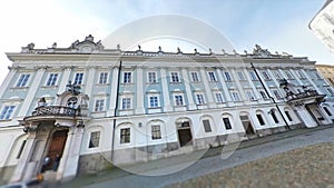 Germany Passau bishop residence along Rhine river and Danube river