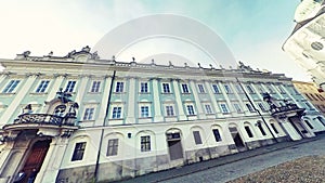 Germany Passau bishop residence along Rhine river and Danube river