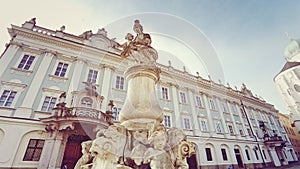 Germany Passau bishop residence along Rhine river and Danube river