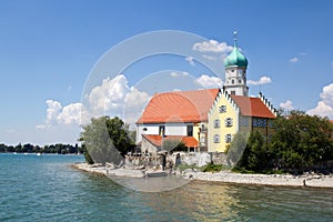 Germany, peninsula Wasserburg by the Lake Constance,