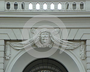 Germany, Potsdam, Fortunaportal, sculptural image above the entrance to the courtyard of Landtag Brandenburg