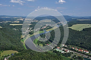 Germany, river Elbe, Saxon Switzerland National pa