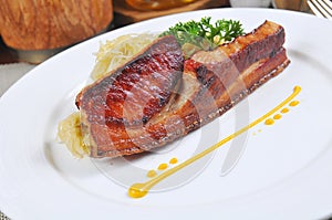Germany roast pork