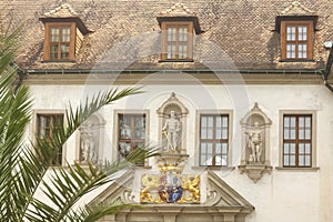 Germany, Saxony, Bad Muskau, Muskauer Park, Pueckler Castle in Summer