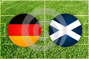 Germany vs Scotland football match