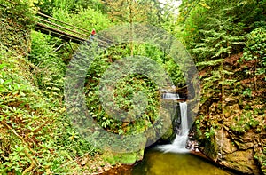 Geroldsau Waterfall in Schwarzwald, Germany