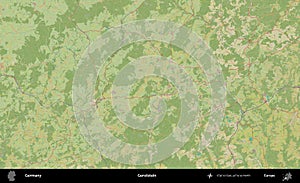 Gerolstein, Germany. Topographic Humanitarian