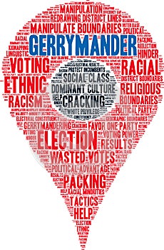 Gerrymander Word Cloud