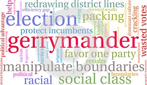 Gerrymander Word Cloud