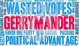 Gerrymander Word Cloud
