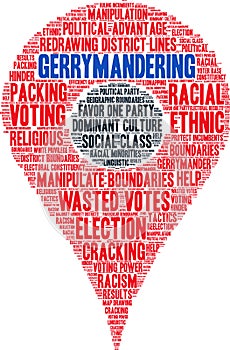 Gerrymandering Word Cloud