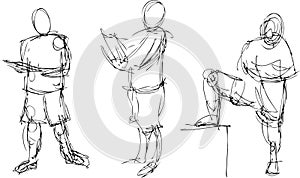 Gestural Drawings